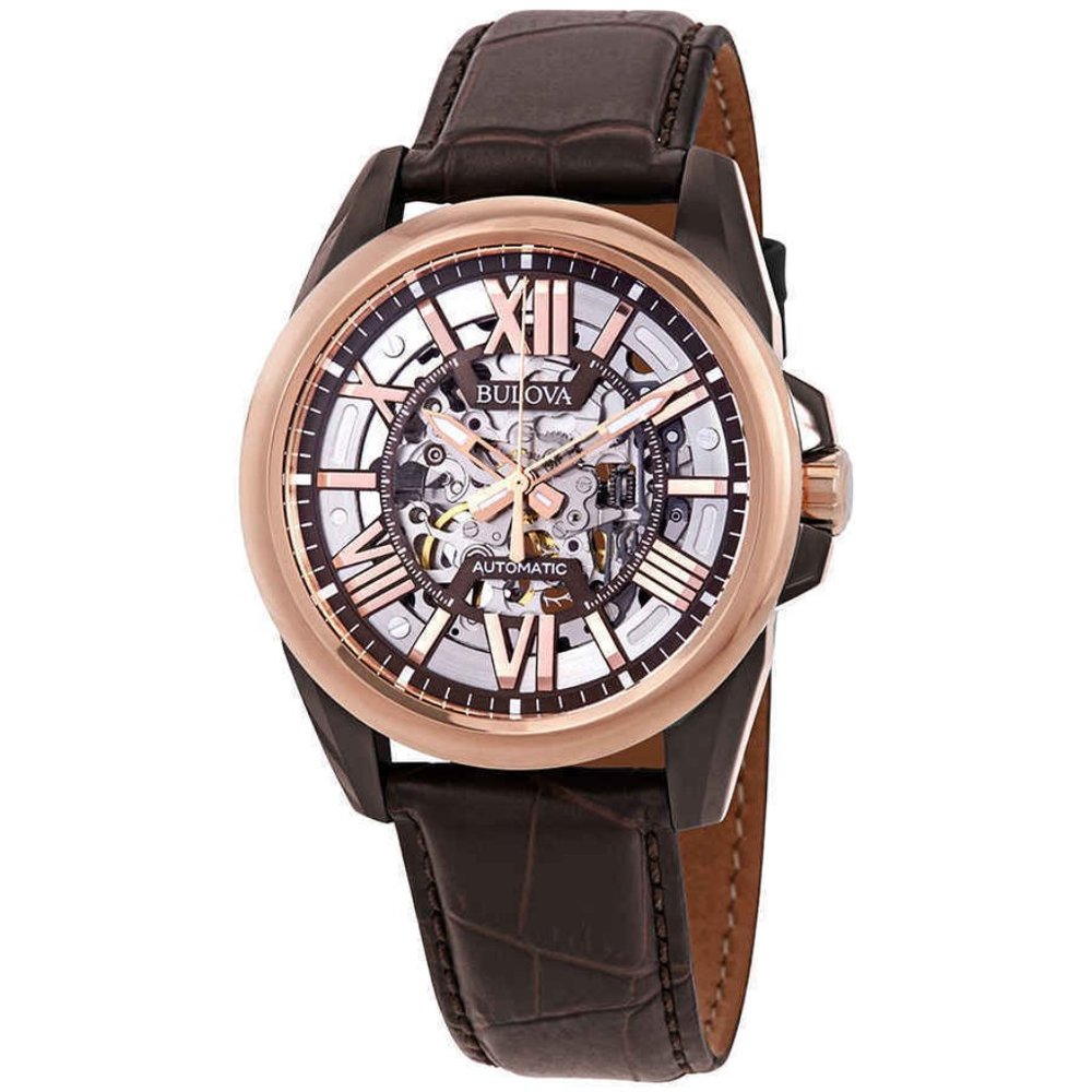 Sale! Bulova Skeleton Men's Auto Watch! New With Box